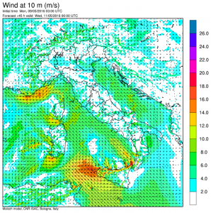 scirocco notte tra 10 e 11 maggio