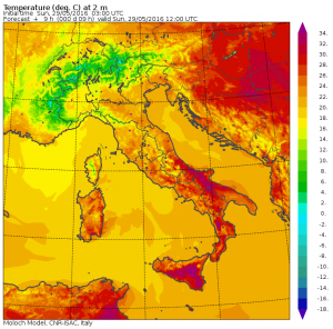 temperature oggi