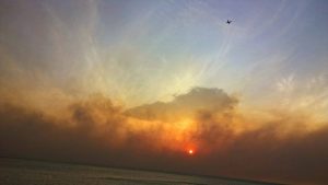 Cefalù incendio canadair