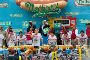 Nathan's Hot Dog Eating Contest, Coney Island, Brooklyn