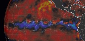 L'instabilità tropicale prodotta da questa "onda di Kelvin"
