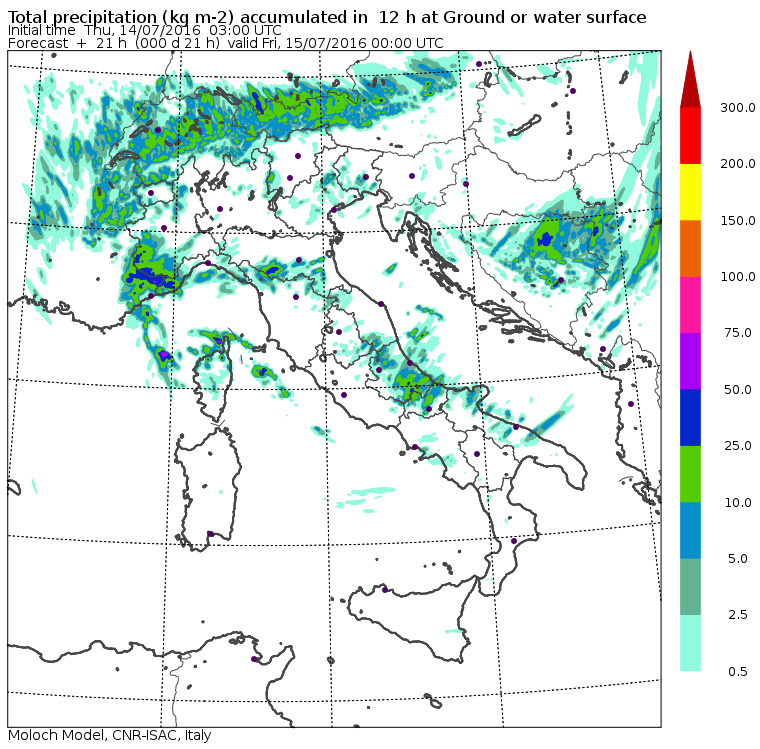 allerta meteo venerdì 15 luglio sud italia