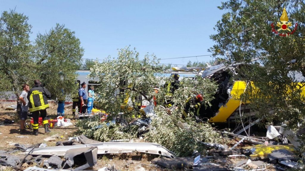 incidente treni puglia