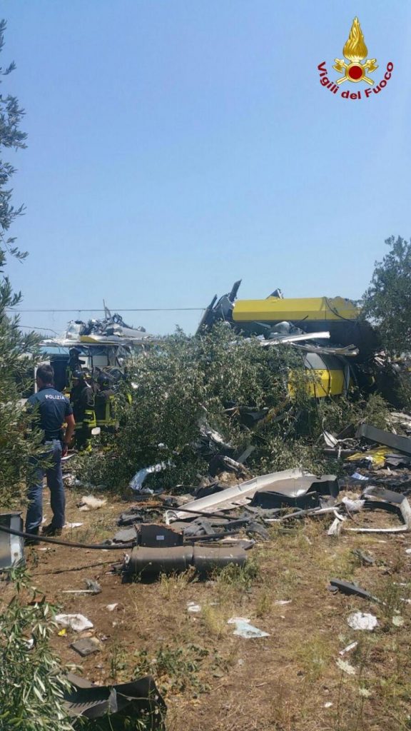 scontro treni Puglia