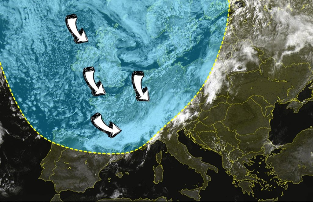 Allerta Meteo: il fronte freddo in arrivo sull'Italia
