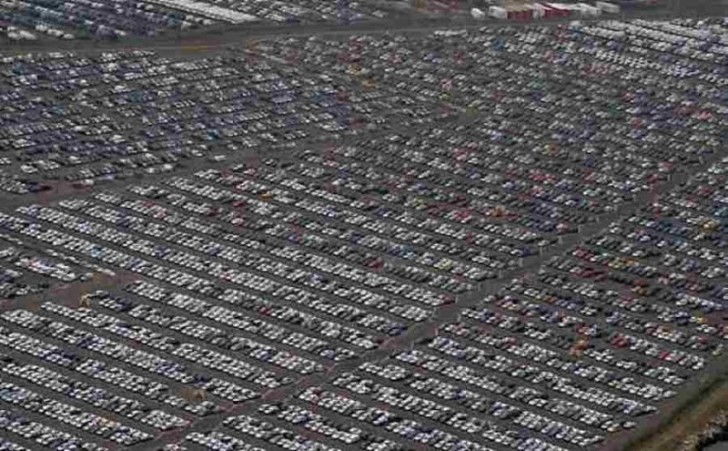 automobili invendute nella città di Sheerness