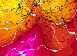 caldo in aumento giovedì 21 luglio