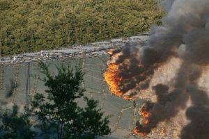 incendio pistoia discarica Serravalle (1)