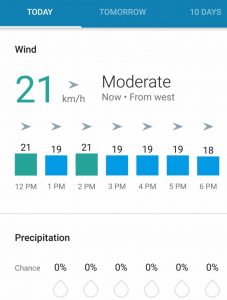 meteo su google now
