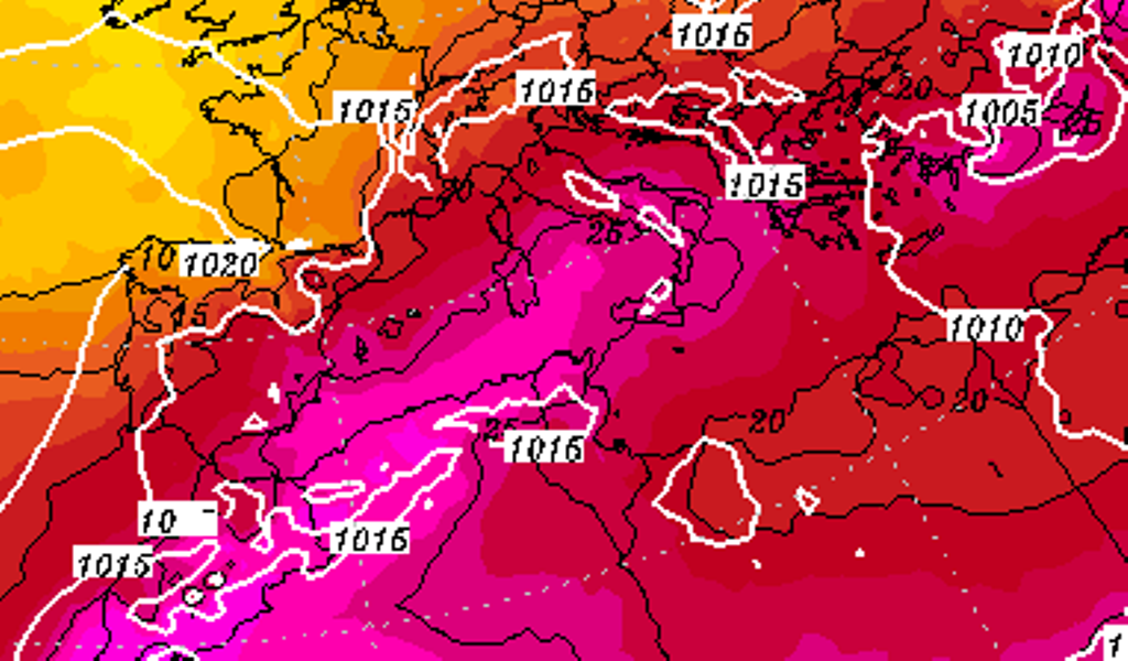 previsioni meteo luglio italia caldo