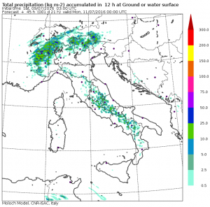 temporali pomeridiani domenica 10 luglio