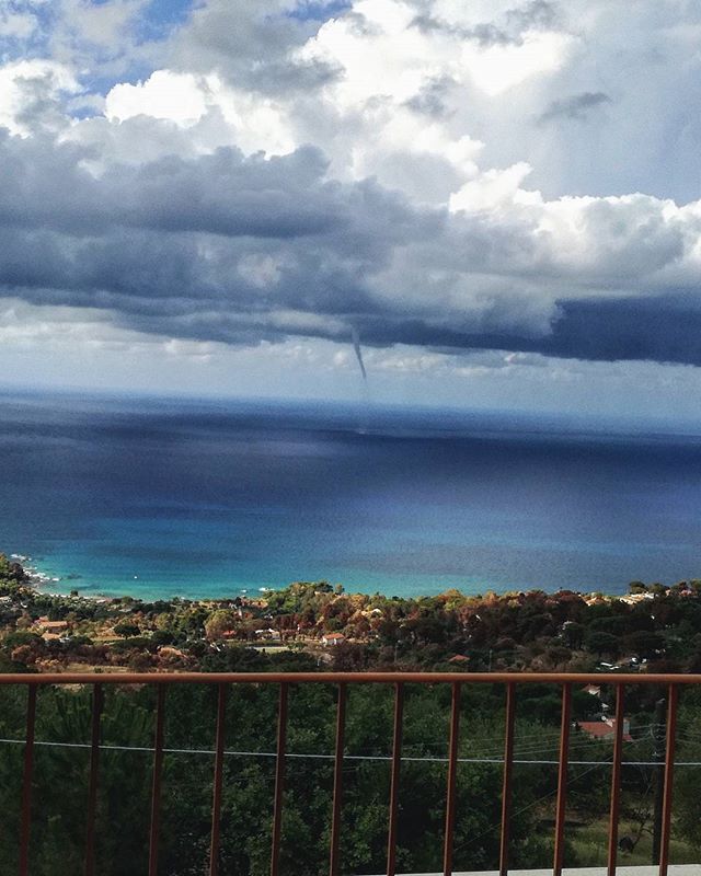 Tornado sulle coste siciliane