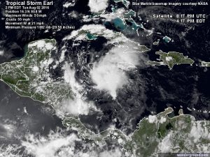 tempesta tropicale Earl (1)