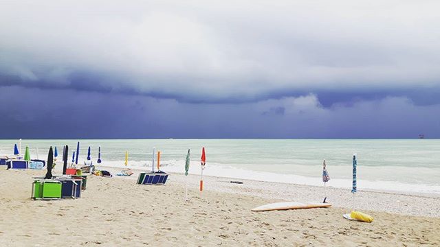 Forti temporali sulla costa della Campania