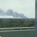 Esplosione al Kennedy Space Center: avvertita a km di distanza, densa nube nera in cielo [FOTO e VIDEO]