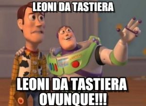 leoni da tastiera ovunque