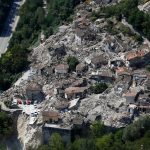 Pescara del Tronto, le strazianti immagini del paese visto dall’alto: case letteralmente sbriciolate [GALLERY]