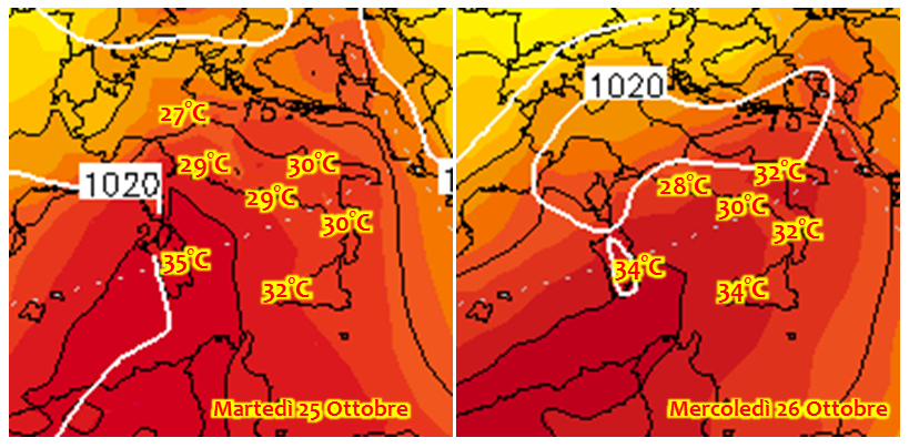 Previsioni Meteo Caldo Shock