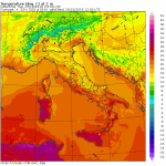 Meteo Italia, tra oggi e domani il picco del caldo al Centro e al Sud con punte di +35°C [MAPPE]