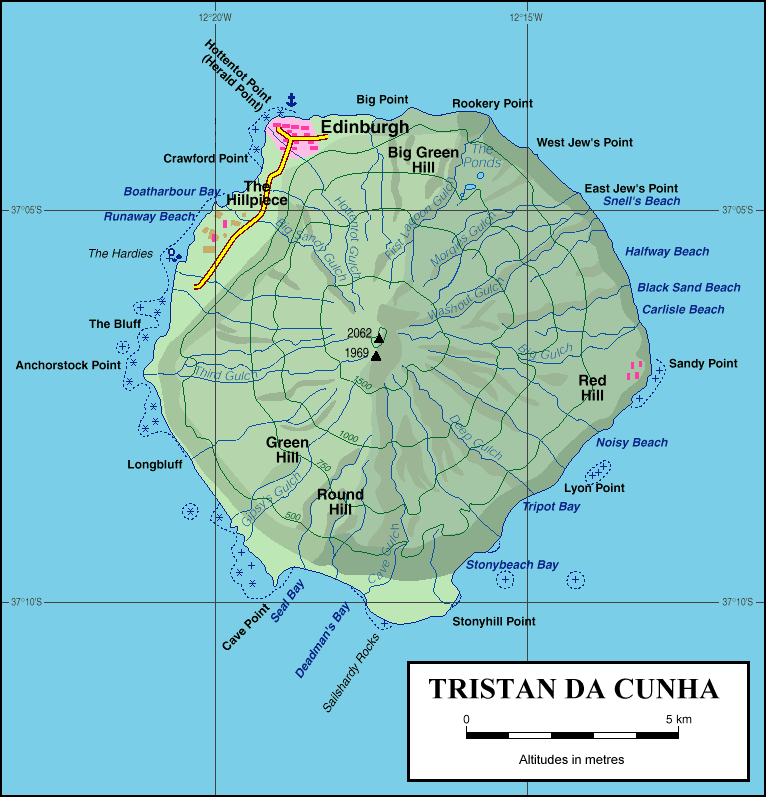 Tristan Da Cunha L isola Abitata Pi Remota Del Mondo GALLERY 
