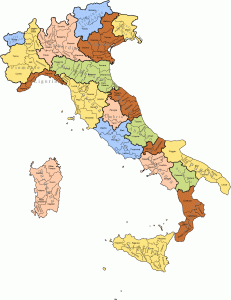 italie-mapa