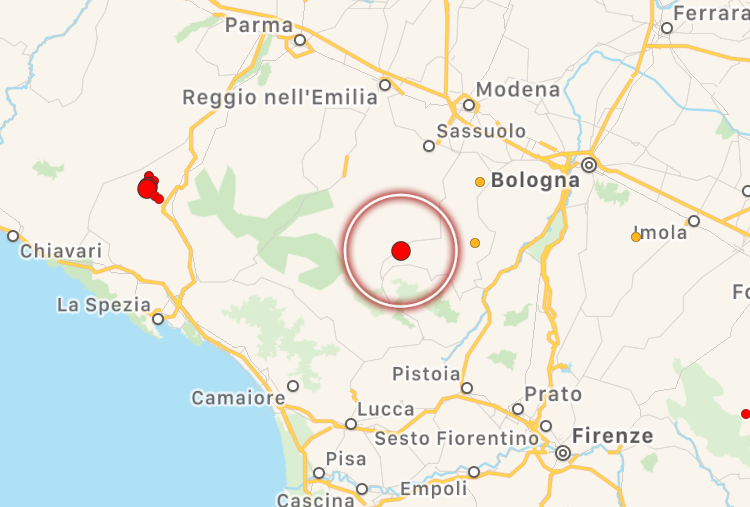 terremoto appennino centrale
