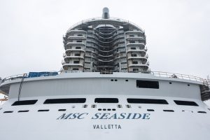 MSC Seaside features a bold beach condo design