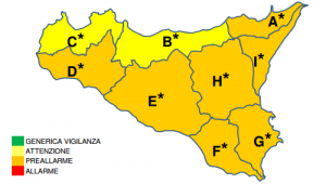 allerta meteo sicilia venerdì 18 novembre 2016