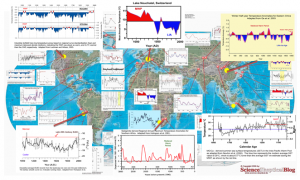 Fig. 3 – Il Periodo Caldo Medioevale nel mondo (da Kipp.2009)
