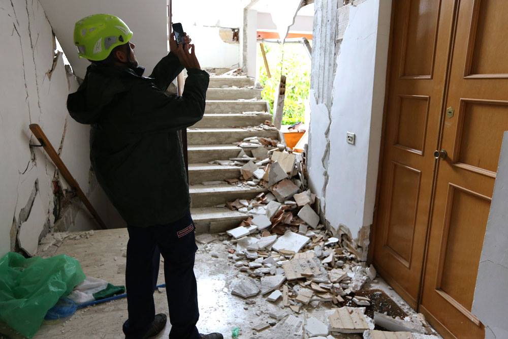 terremoto verifiche agibilità protezione civile