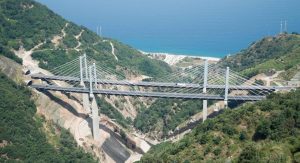 A3 Salerno Reggio viadotto Favazzina paesaggio Costa VIola