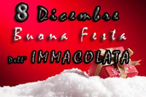 Buona Festa dell'Immacolata 8 dicembre