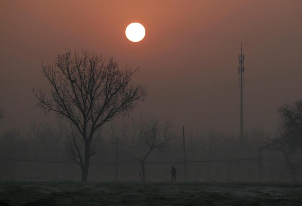 Livelli altissimi di inquinamento nella città di Tianjin