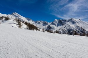 Ski slopes in the Via Lattea