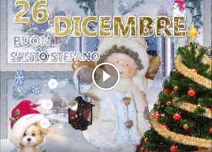 Santo Stefano auguri Buone Feste