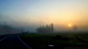 pianura padana nebbia