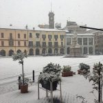 Spettacolare nevicata in atto a Vercelli: immagini mozzafiato [FOTO e VIDEO LIVE]