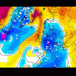 Previsioni Meteo, la prossima settimana il ciclone al Sud Italia porterà il grande gelo al Nord e nel Mediterraneo occidentale