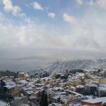 Sicilia, che Magia: tanta neve sul mare a Taormina e Giardini Naxos [GALLERY]