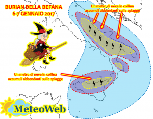 Allerta Meteo Italia Burian della Befana