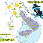 Allerta Meteo “Burian della Befana”, storica ondata di Neve e Gelo in arrivo sull’Italia: tutti i dettagli Regione per Regione e Città per Città