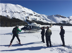 carabinieri forestali neve soccorso