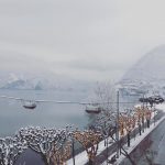 Spettacolare nevicata a Lugano: scenario da fiaba con la neve sul Lago [GALLERY]