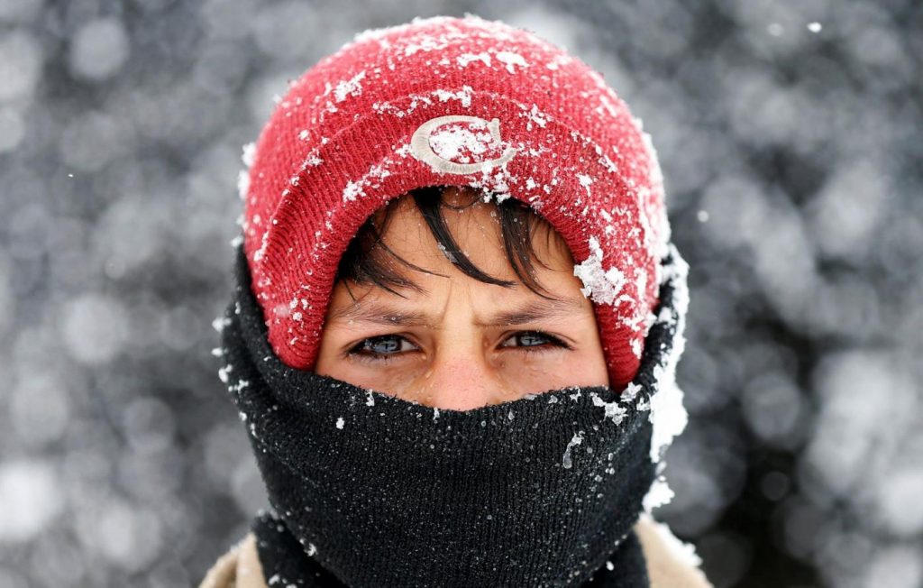 Afghanistan, la città di Kabul sotto la neve