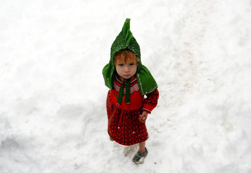 Afghanistan, la città di Kabul sotto la neve