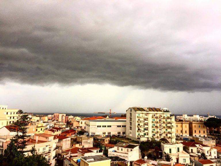 Il temporale a Reggio Calabria