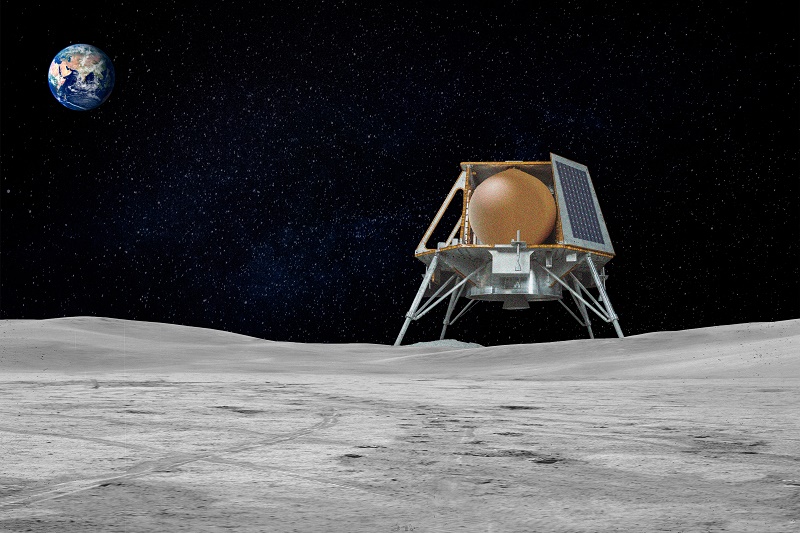 Spacecraft-LunarSurface ©TeamIndus