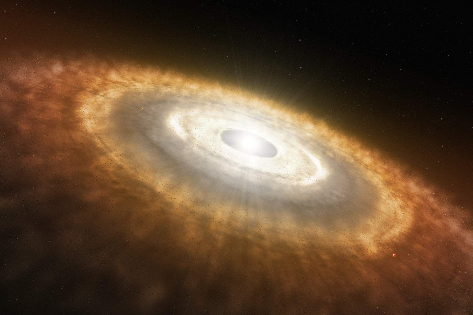 I pianeti potrebbero produrre acqua durante la loro formazione: potrebbe significare un maggior numero di mondi abitabili nell’Universo?