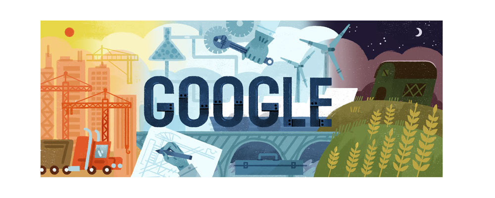 google doodle 1° maggio 2017