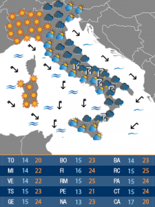 mappa meteoweb domenica (24H)